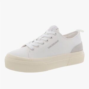 Sam Edelman Women's White and Cream Sneakers